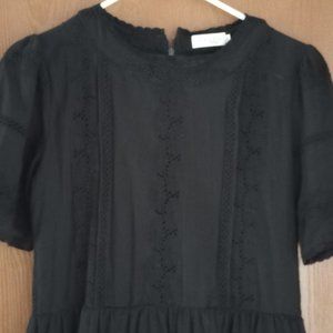 Roolee Mom nursing friendly dress- black